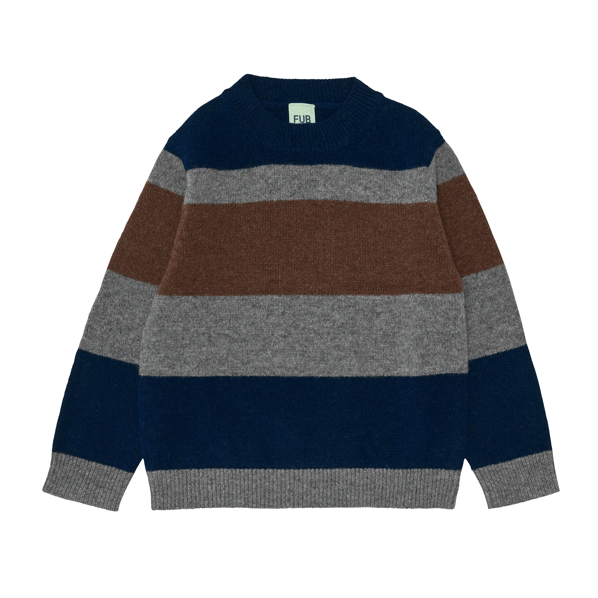 Lambswool Crew – stripe