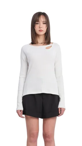 Long Sleeve Bridge-Neck Top Long Sleeve Bridge-Neck Top