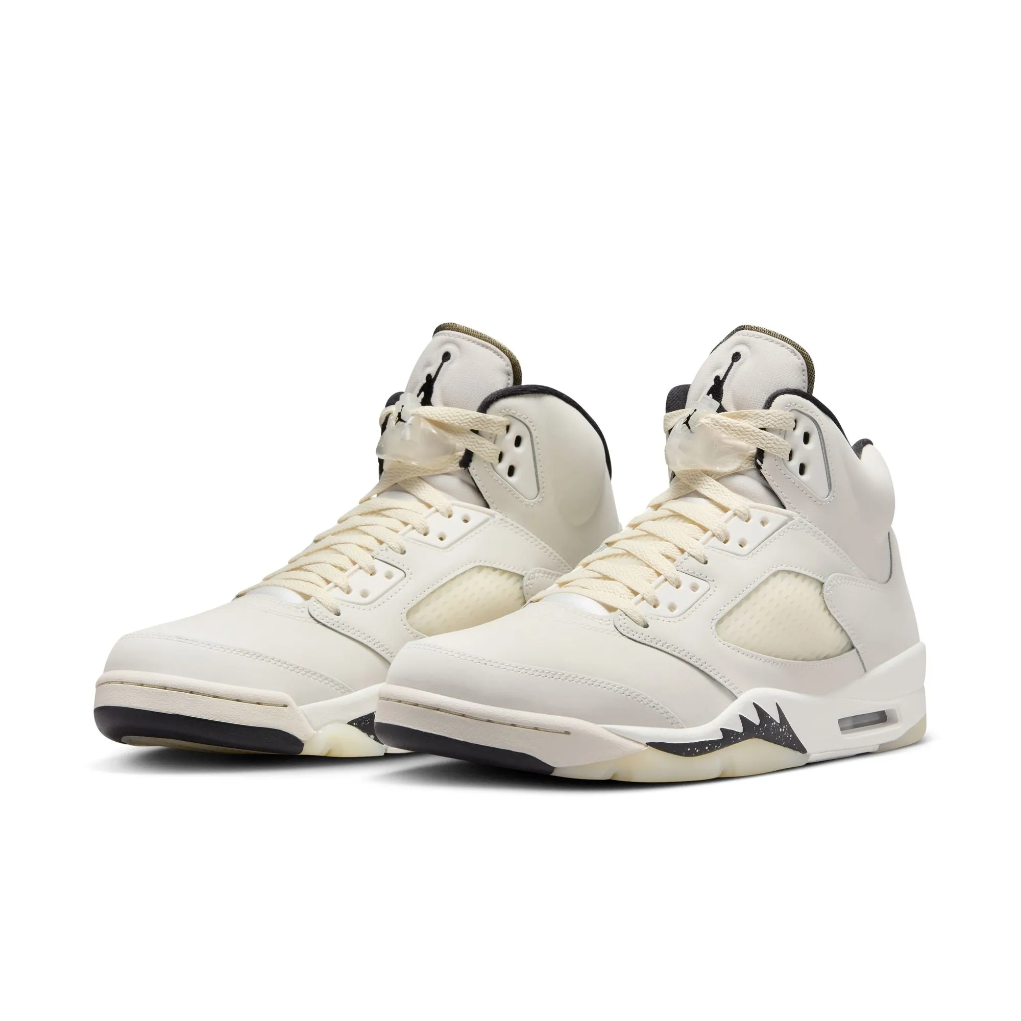 Men's Air Jordan 5 Retro Se-SAIL/BLACK-LT OREWOOD BRN-COCONUT MILK