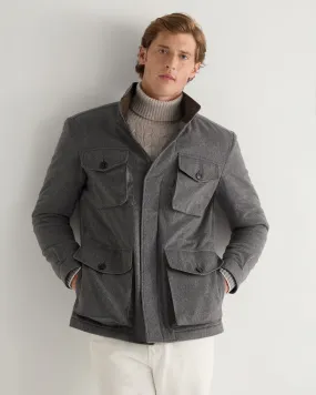 Men's Hampton Cashmere Jacket Grey Men's Hampton Cashmere Jacket Grey