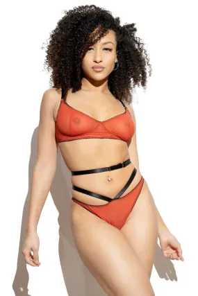 MIDNIGHT THONG mesh lingerie set MIDNIGHT THONG mesh lingerie set