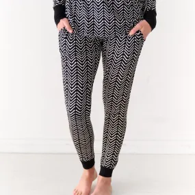 Monochrome Chevron Women's Pajama Pants Monochrome Chevron Women's Pajama Pants