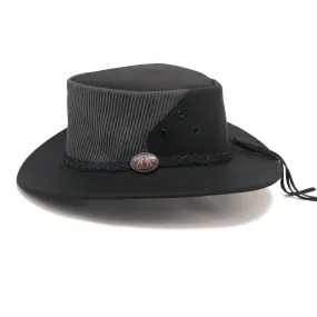 Newtowner Leather Hat in Black Newtowner Leather Hat in Black