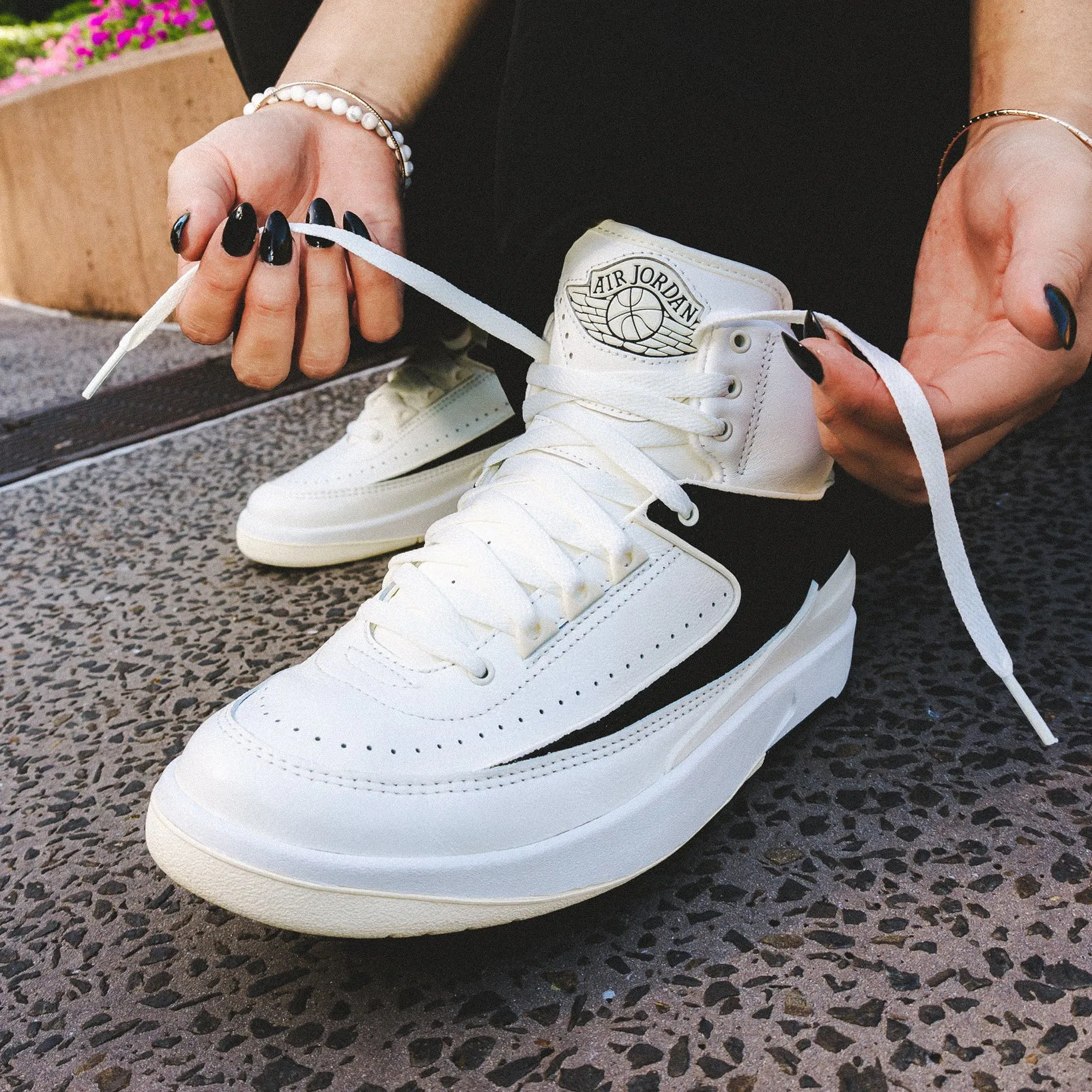 Nike Women's Air Jordan 2 Retro "Sail/Black" DX4400-100