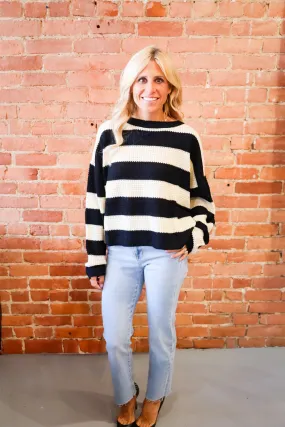 NIKKY STRIPE SWEATER NIKKY STRIPE SWEATER