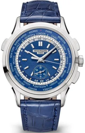 Patek Philippe World Time Complicated Chronograph White Gold/ Blue Dial (Ref#5930G-010) Patek Philippe World Time Complicated Chronograph White Gold/ Blue Dial (Ref#5930G-010)