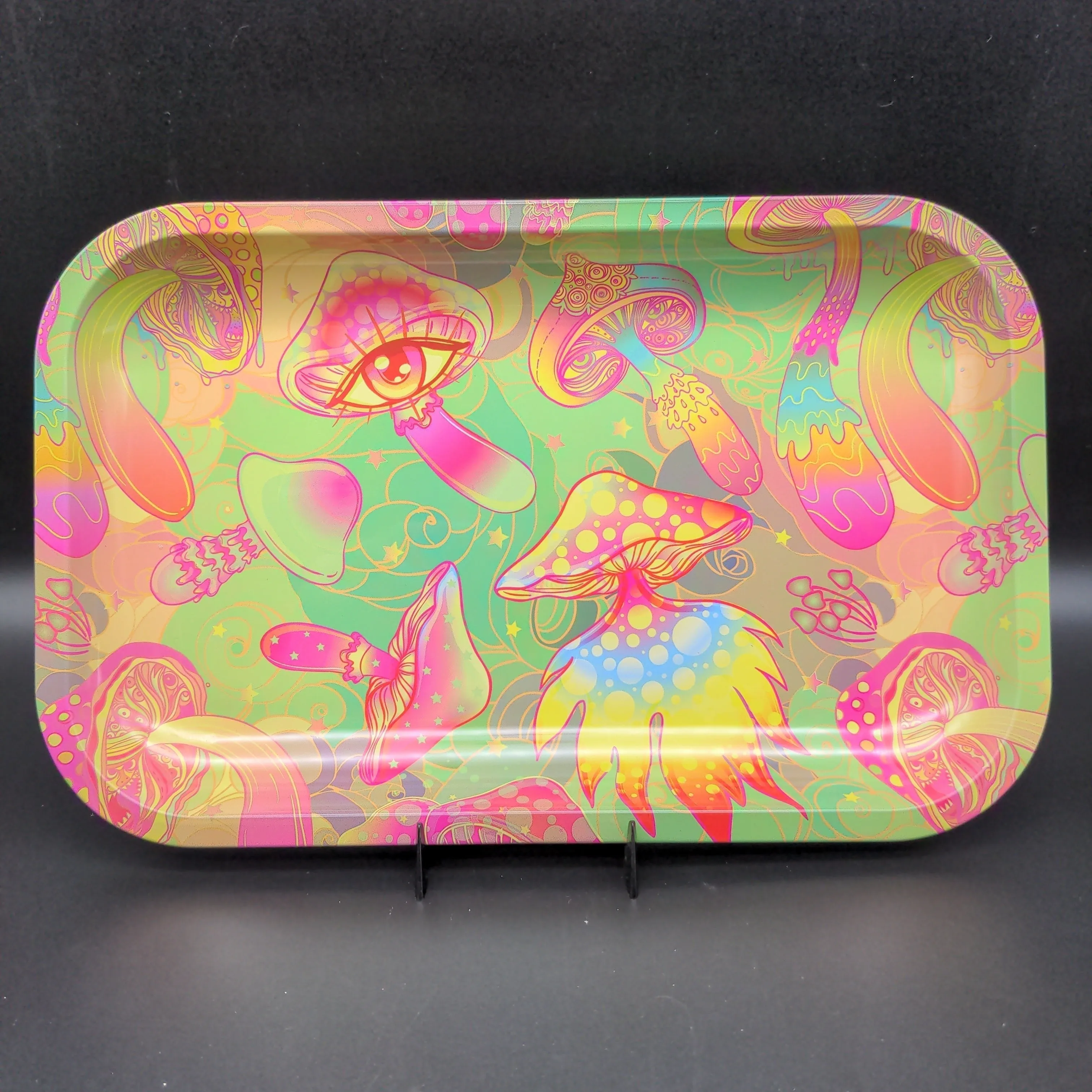 Pulsar Metal Watchful Shrooms Rolling Tray