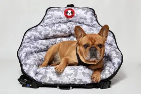 PupSaver Crash-Tested Car Safety Seat for Dogs GREY CAMO * NEW * PupSaver Crash-Tested Car Safety Seat for Dogs GREY CAMO * NEW *