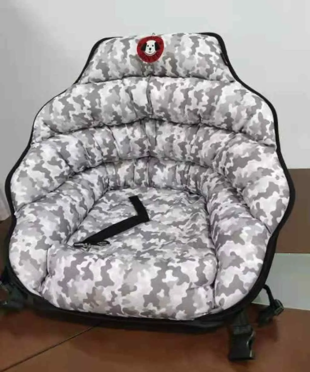 PupSaver Crash-Tested Car Safety Seat for Dogs GREY CAMO * NEW *