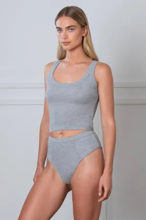 Rib Tank Grey Rib Tank Grey