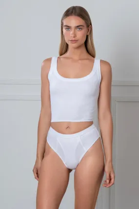 Rib Tank White Rib Tank White