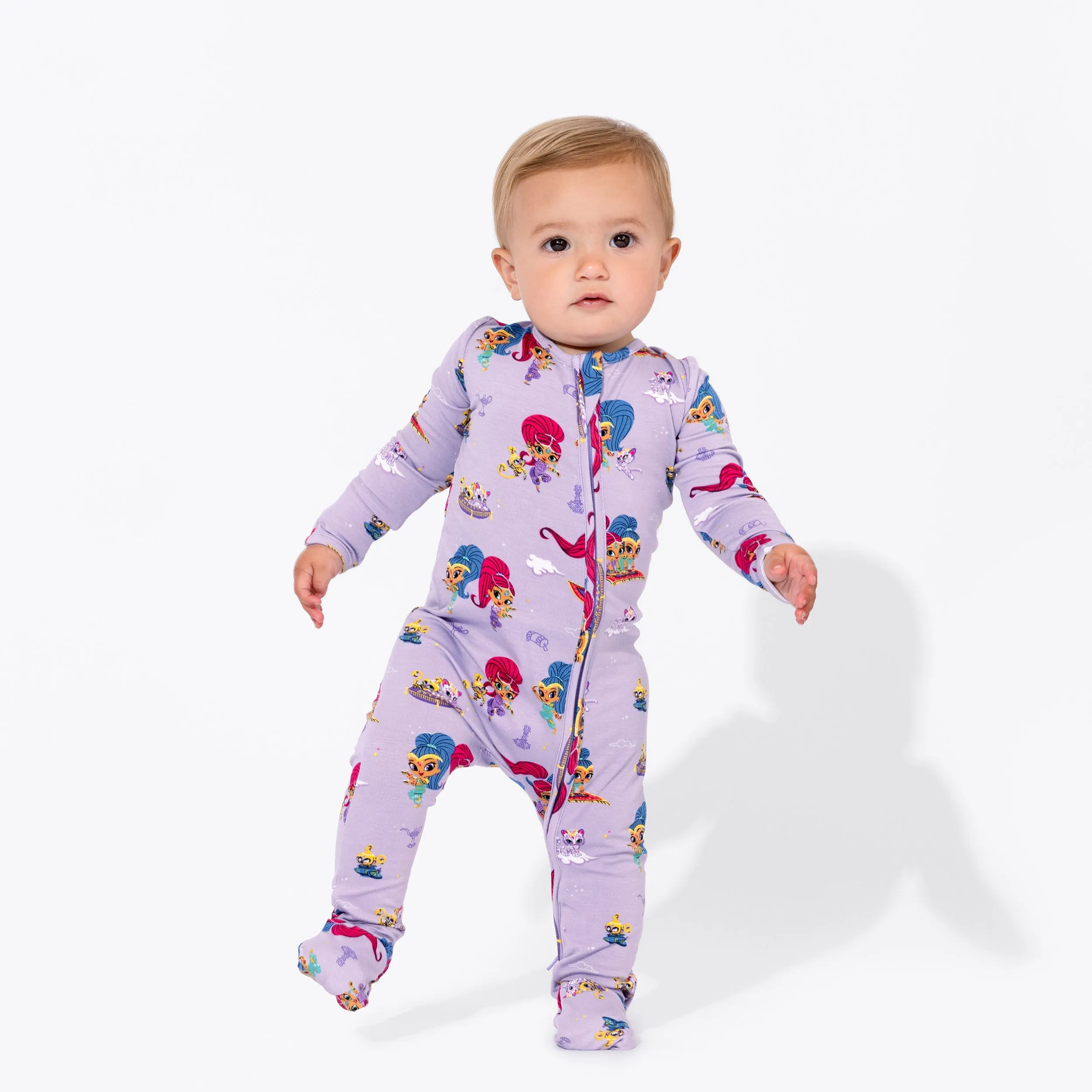 Shimmer and Shine Bamboo Convertible Footie