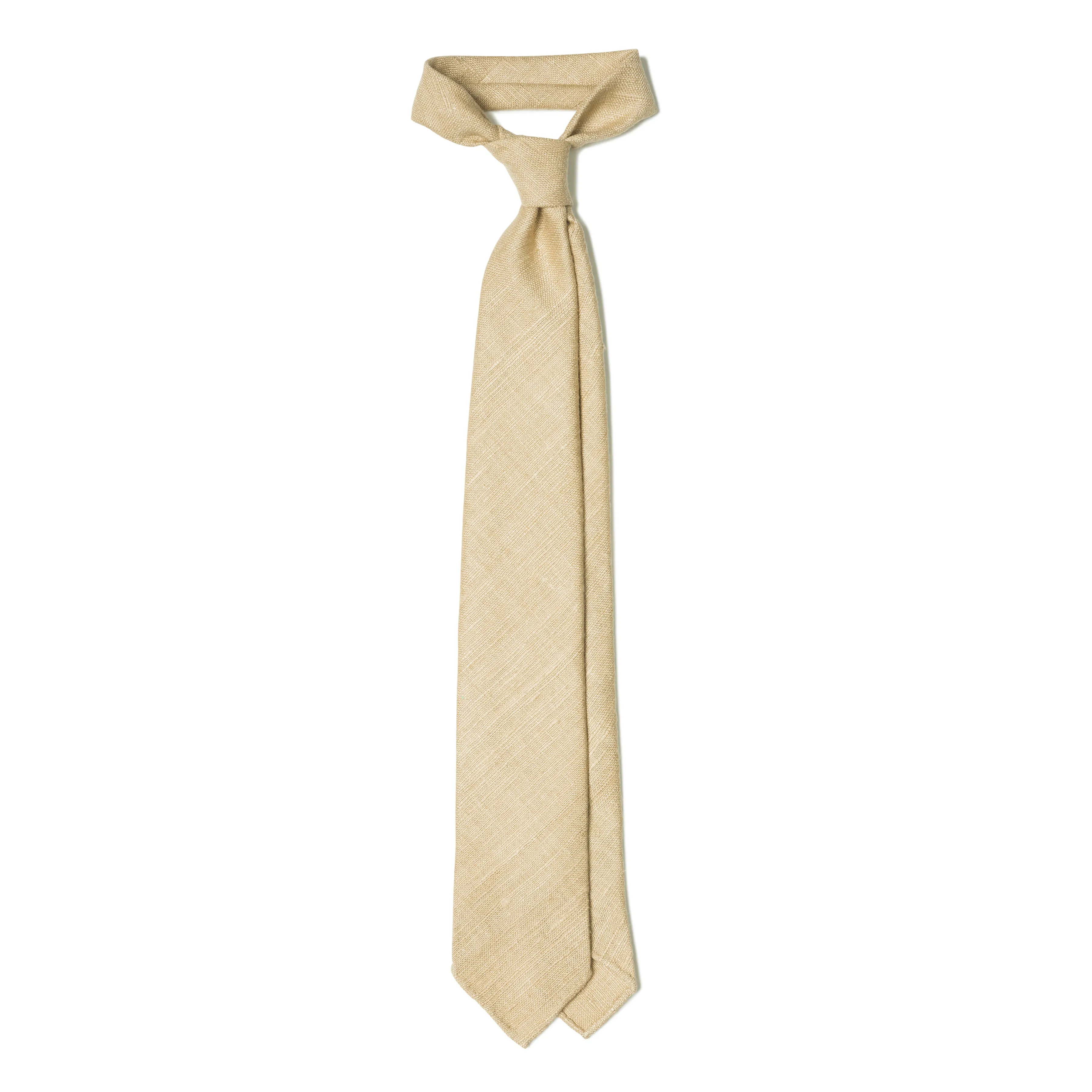 Silk Shantung Core Hand-rolled Tie