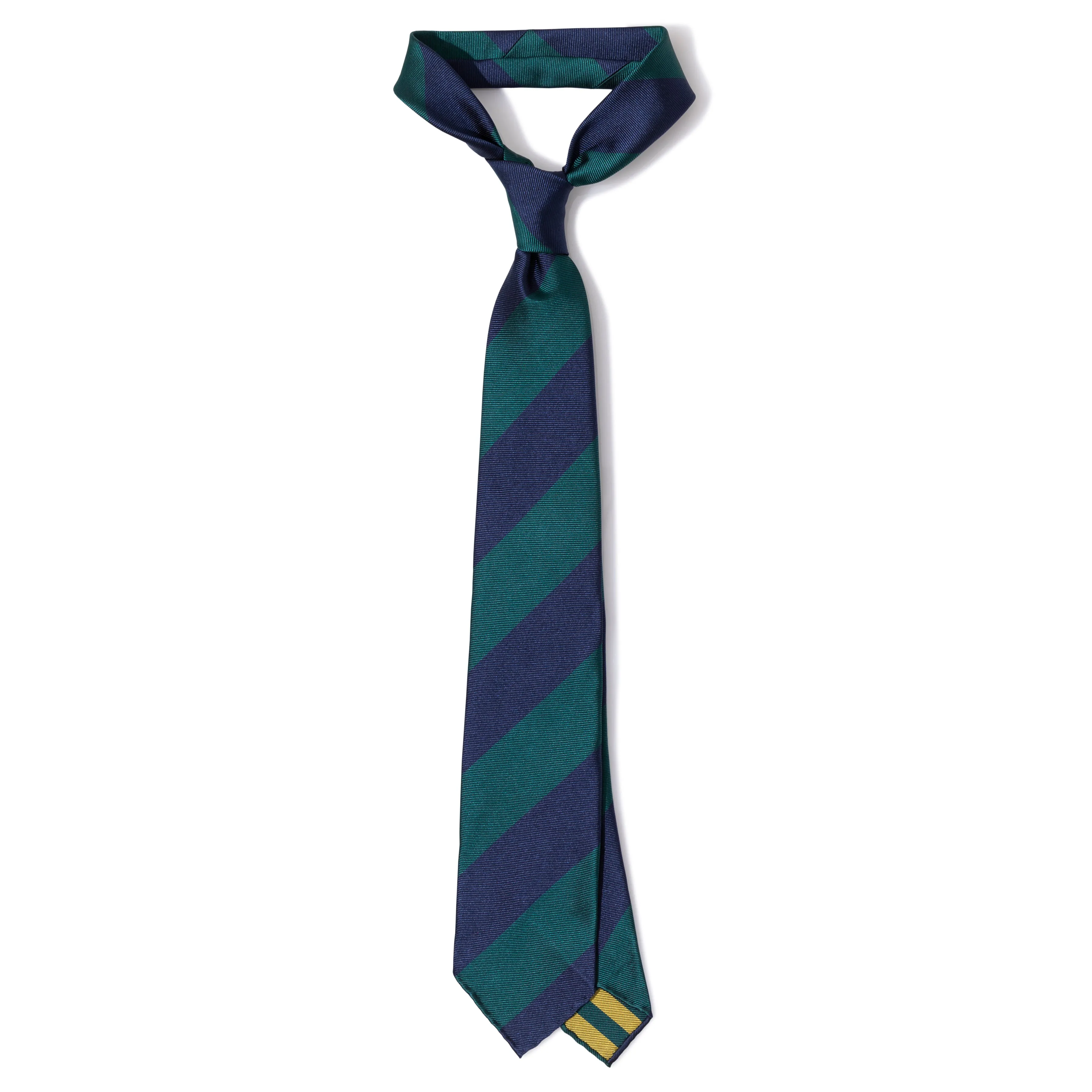 Silk Textured Jacquard Stripe Hand-rolled Tie