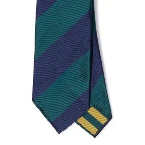 Silk Textured Jacquard Stripe Hand-rolled Tie Silk Textured Jacquard Stripe Hand-rolled Tie