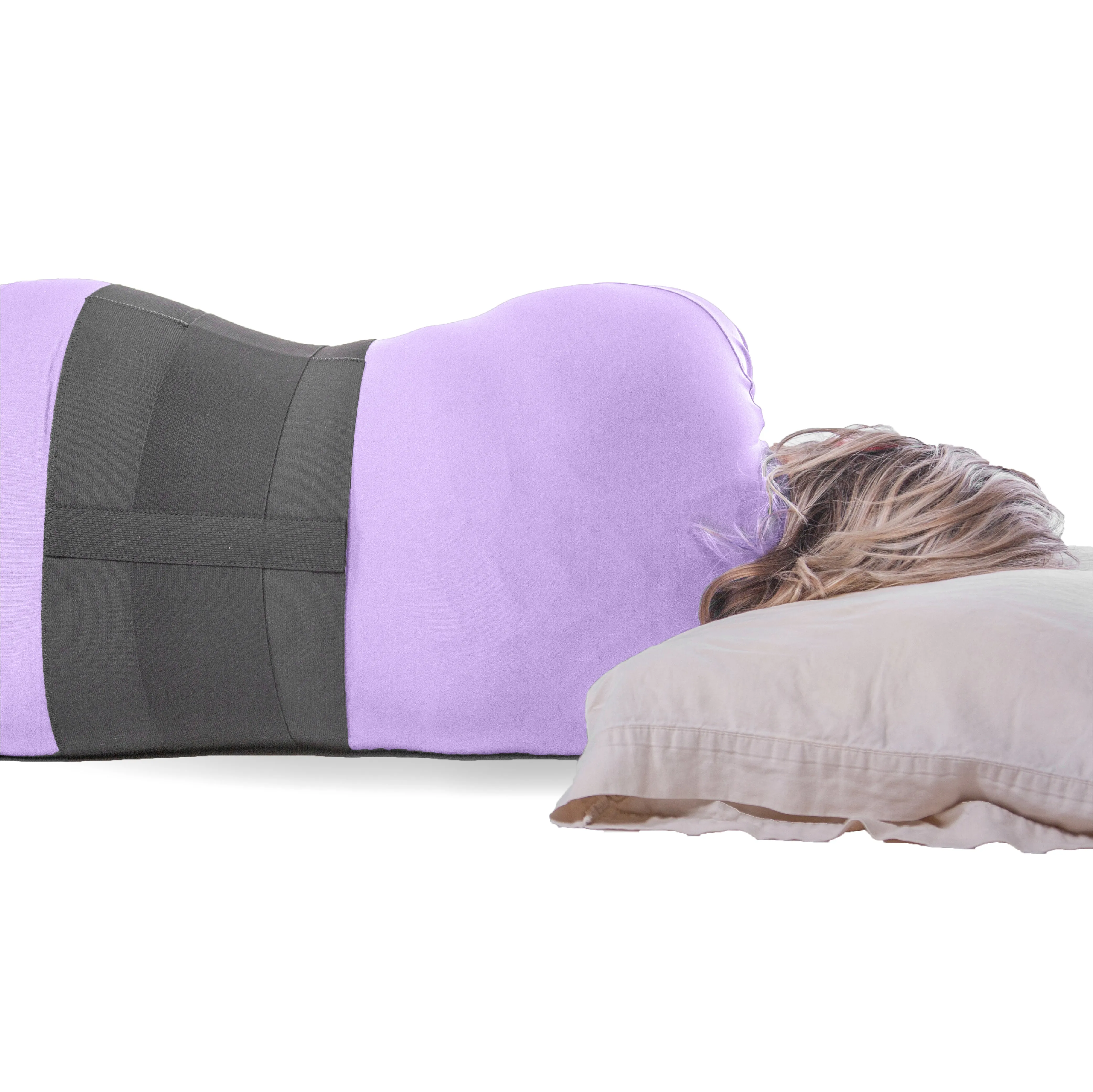 Sleeping Back Brace | Comfortable Nighttime and Sitting Lumbar Elastic Compression Neoprene Support