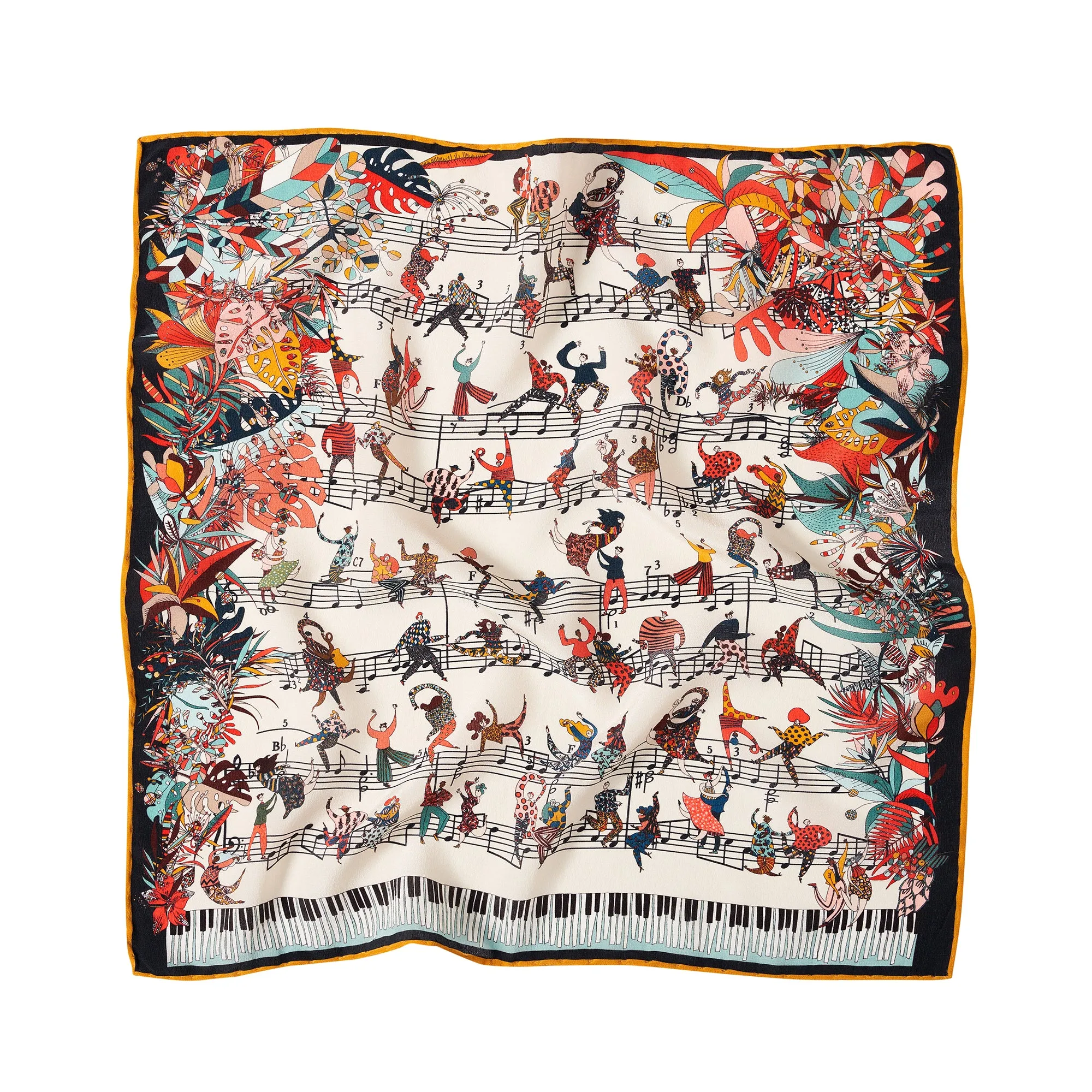 Symphonious Silk Pocket Square