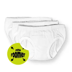 Tiny Trainers ROOMIER small cotton training pants - 3-pack Tiny Trainers ROOMIER small cotton training pants - 3-pack