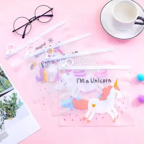 Unicorn Stationery Zipper Pouch Unicorn Stationery Zipper Pouch