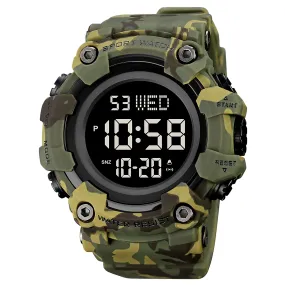V2A Men Big and Bold Digital Sports Watch with Dual Time Stopwatch Countown Timer 5 ATM Waterproof Digital Sports Watch for Men V2A Men Big and Bold Digital Sports Watch with Dual Time Stopwatch Countown Timer 5 ATM Waterproof Digital Sports Watch for Men