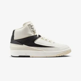 WMN'S AIR JORDAN 2 RETRO 'SAIL/COCONUT MILK-BLACK' WMN'S AIR JORDAN 2 RETRO 'SAIL/COCONUT MILK-BLACK'
