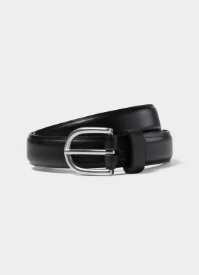 Women's Leather Belt in Black Women's Leather Belt in Black