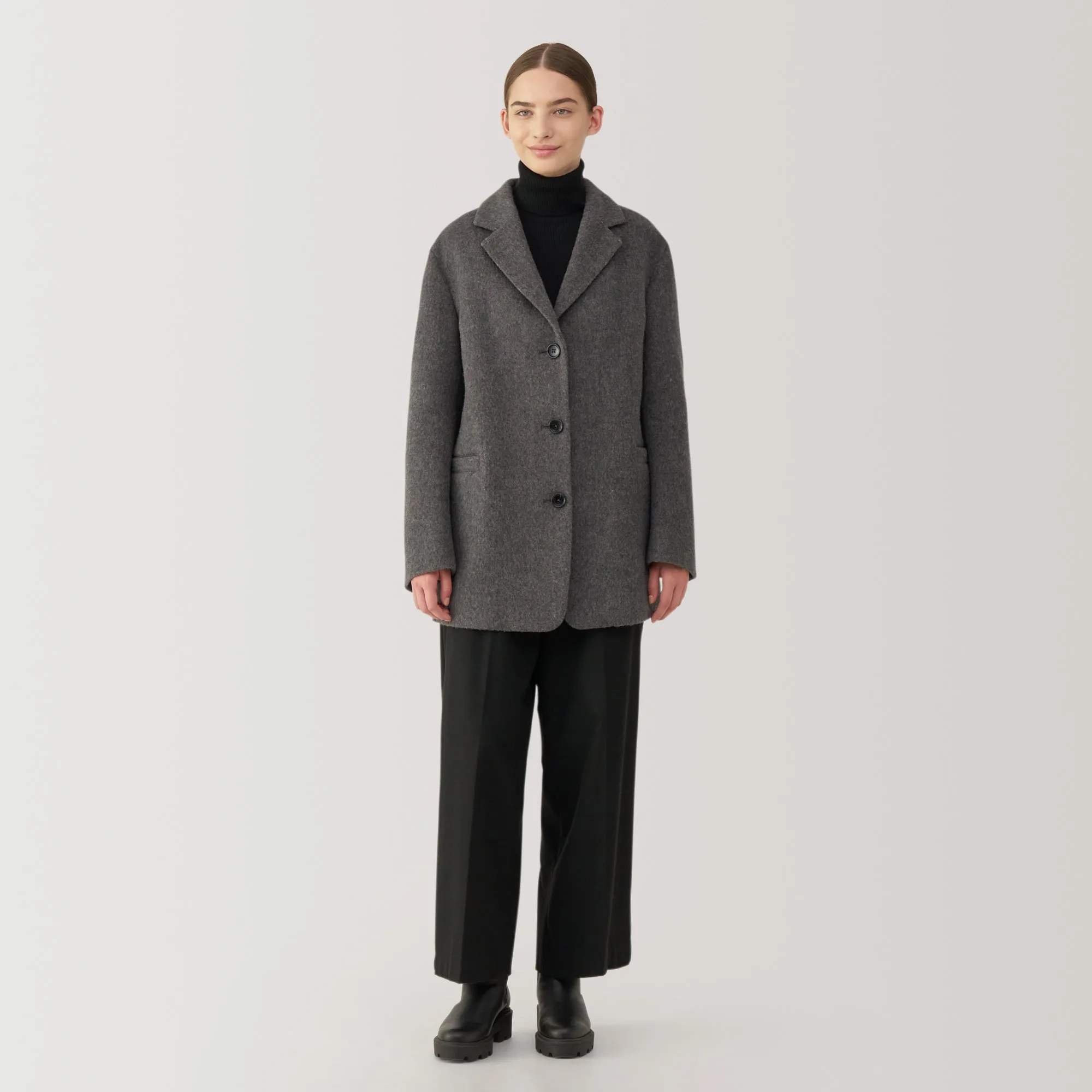 Women's Reclaimed Wool Blend Jacket