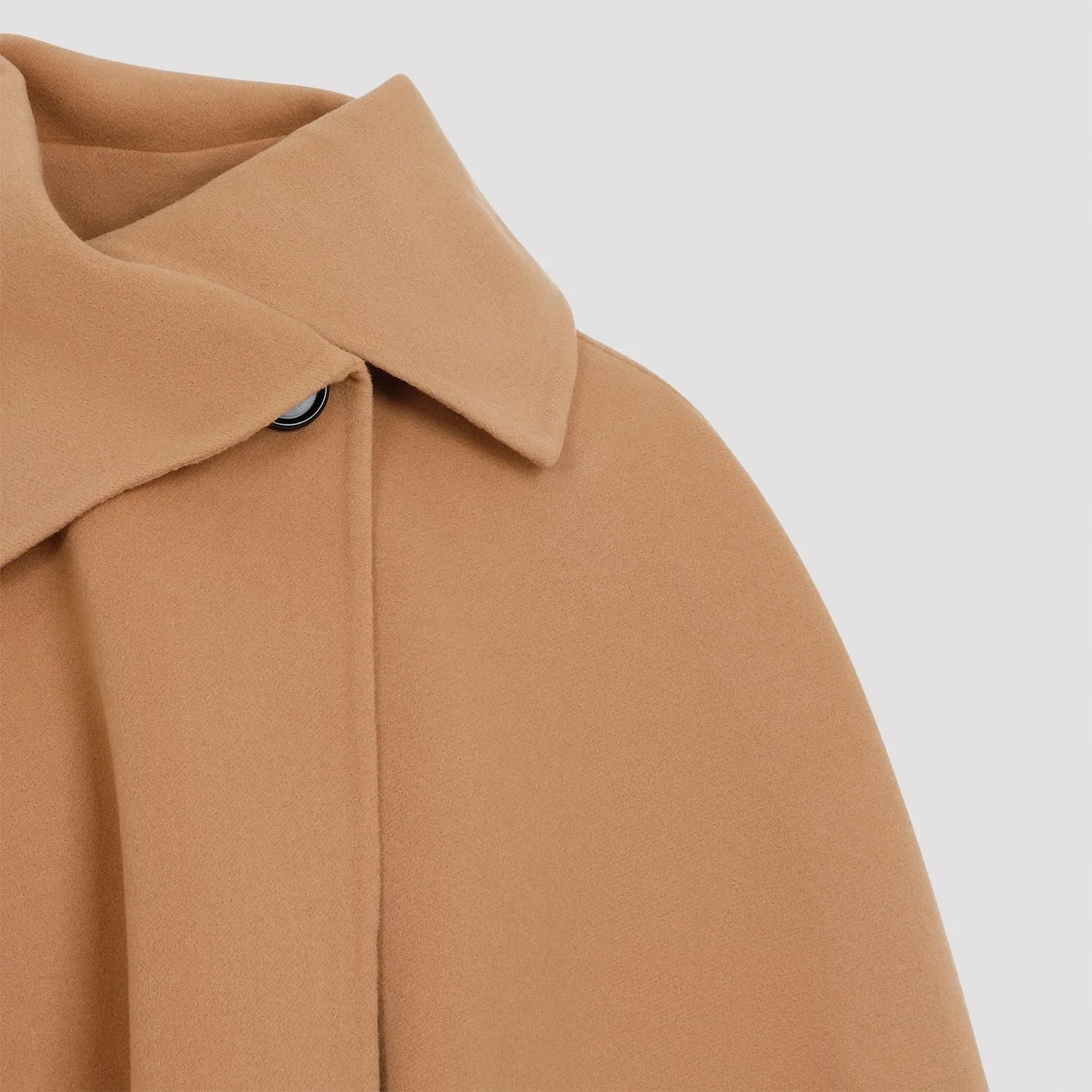 WOOL AND CASHMERE BLEND MIDI COAT