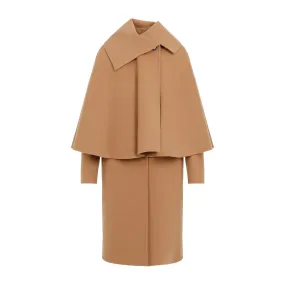 WOOL AND CASHMERE BLEND MIDI COAT WOOL AND CASHMERE BLEND MIDI COAT