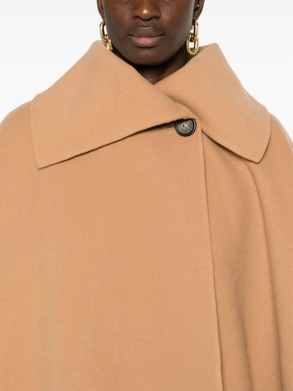 WOOL AND CASHMERE BLEND MIDI COAT